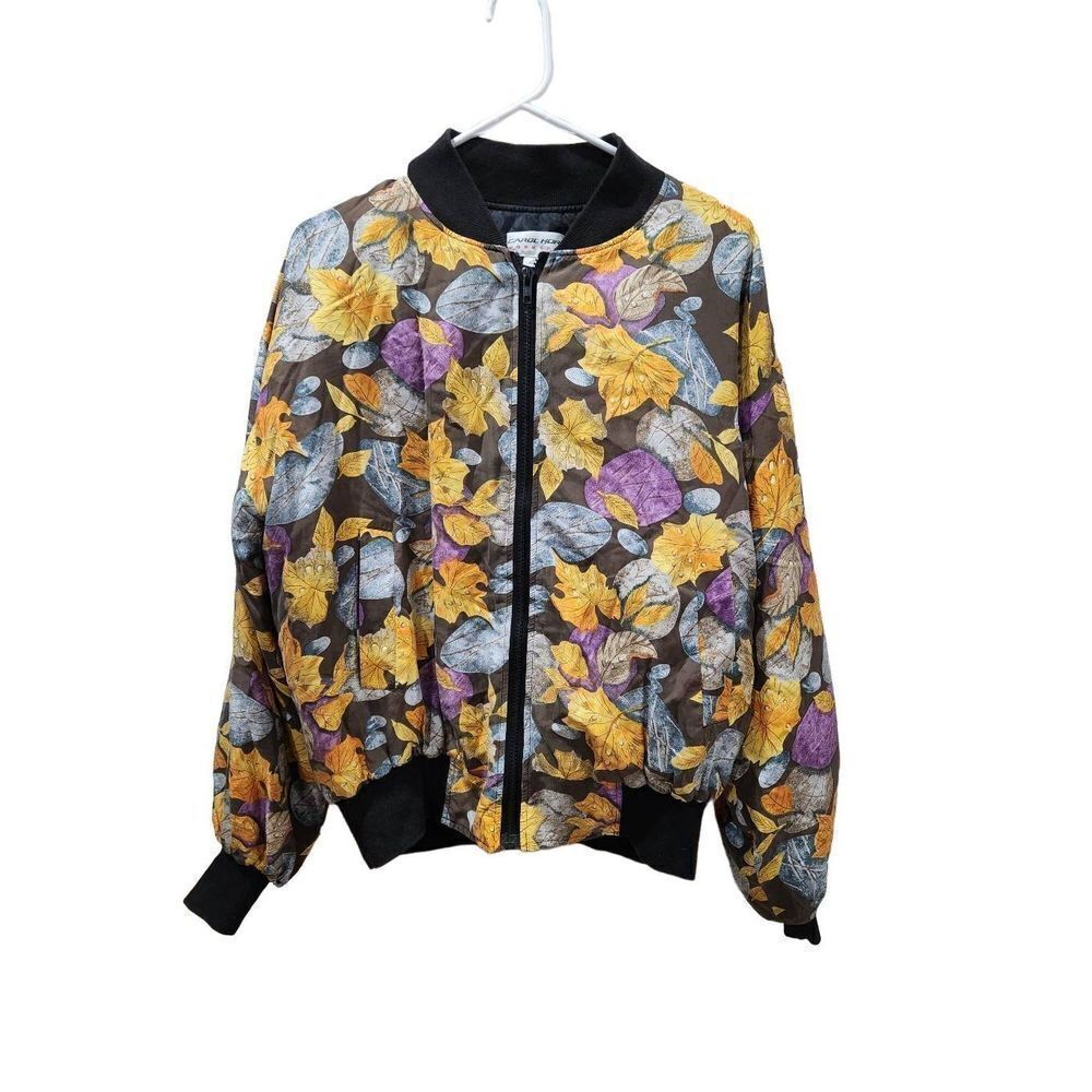 Carol horn M 100% silk jacket